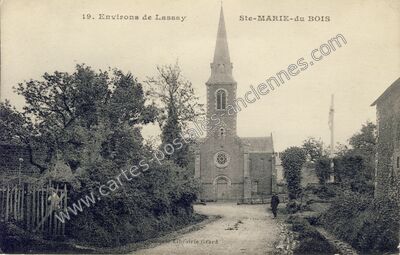 Carte postale ancienne Environs de Lassay — Sainte-Marie-du-Bois (Mayenne)