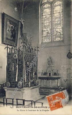 Carte postale ancienne La Chapelle du Chene — Saint-Martin-de-Connée (Mayenne)