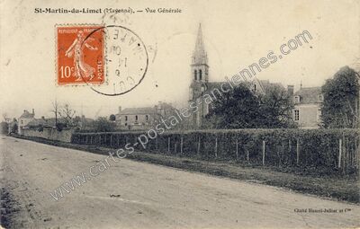 Carte postale ancienne Vue Générale — Saint-Martin-du-Limet (Mayenne)