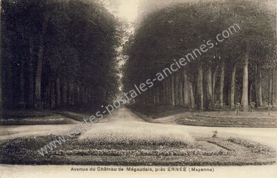 Carte postale ancienne Chateau de Megaudais — Saint-Pierre-des-Landes (Mayenne)