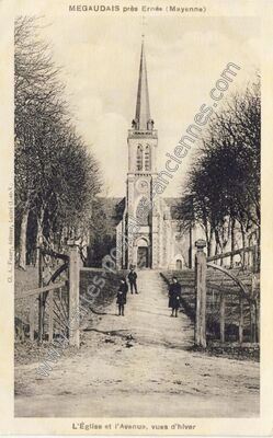 Carte postale ancienne Megaudais — Saint-Pierre-des-Landes (Mayenne)