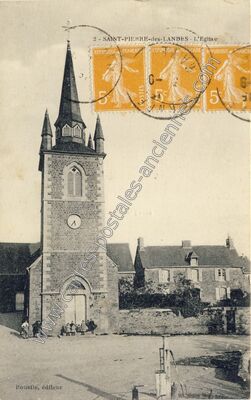 Carte postale ancienne L'Eglise — Saint-Pierre-des-Landes (Mayenne)