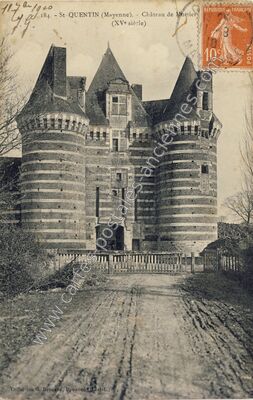 Carte postale ancienne Chateau de Mortier Crolle — Saint-Quentin-les-Anges (Mayenne)