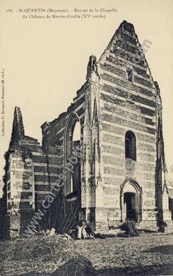 Carte postale ancienne St Quentin — Saint-Quentin-les-Anges (Mayenne)