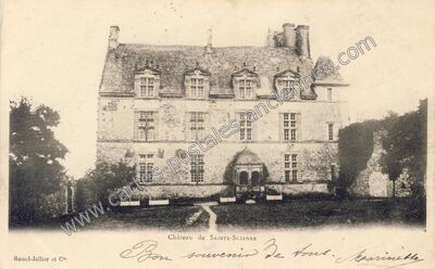 Carte postale ancienne Sainte-Suzanne