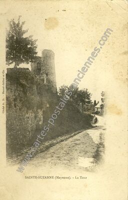 Carte postale ancienne La Tour — Sainte-Suzanne (Mayenne)