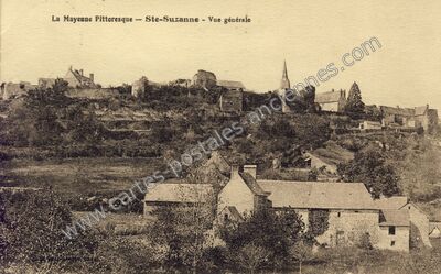 Carte postale ancienne La Mayenne Pittoresque — Sainte-Suzanne (Mayenne)
