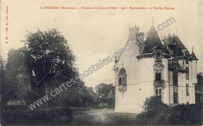 Carte postale ancienne St Thomas — Saint-Thomas-de-Courceriers (Mayenne)
