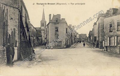 Carte postale ancienne Soulge le Bruant — Soulgé-sur-Ouette (Mayenne)