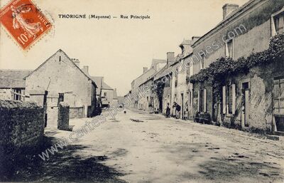 Carte postale ancienne Thorigne — Thorigné-en-Charnie (Mayenne)
