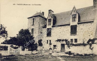 Carte postale ancienne Le Chatellier — Vaiges (Mayenne)