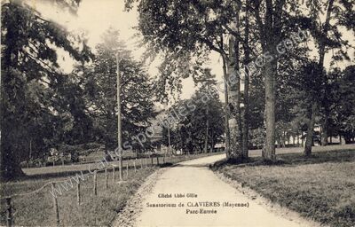 Carte postale ancienne Clavieres — Villiers-Charlemagne (Mayenne)
