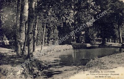 Carte postale ancienne Clavieres — Villiers-Charlemagne (Mayenne)