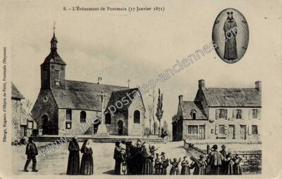 Carte postale ancienne L'Évènement — Pontmain (Mayenne)
