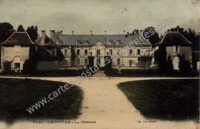Carte postale ancienne Chateau de Puellemontier — Puellemontier (Haute-Marne)