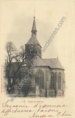 Carte postale ancienne Église de Ceffonds — Ceffonds (Haute-Marne)