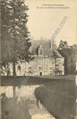 Carte postale ancienne Un coin du Château du Grand Jardin — Joinville (Haute-Marne)