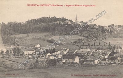 Carte postale ancienne Nogent en Bassigny — Nogent (Haute-Marne)