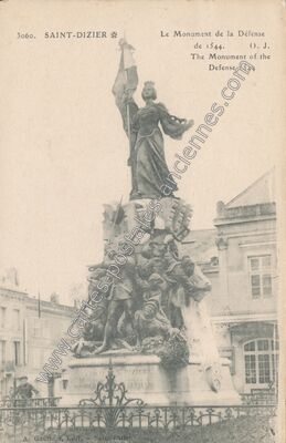 Carte postale ancienne Le Monument de la Défense de 1544 — Saint-Dizier (Haute-Marne)