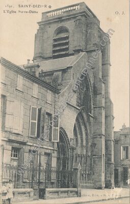 Carte postale ancienne L'Eglise Notre-Dame — Saint-Dizier (Haute-Marne)