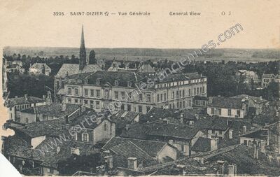 Carte postale ancienne Vue Générale — Saint-Dizier (Haute-Marne)