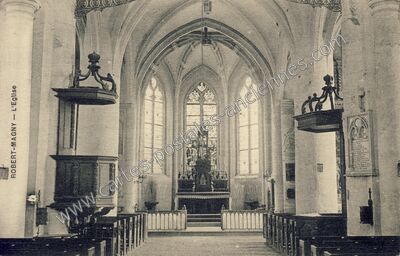Carte postale ancienne Robert Magny — Robert-Magny (Haute-Marne)