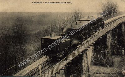Carte postale ancienne La Crémaillère (Sur le Pont) — Langres (Haute-Marne)