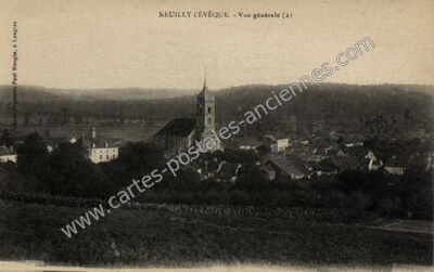 Carte postale ancienne Vue générale (2) — Neuilly-l'Évêque (Haute-Marne)