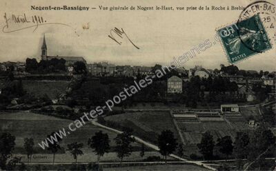 Carte postale ancienne Nogent en Bassigny — Nogent (Haute-Marne)