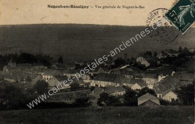 Carte postale ancienne Nogent en Bassigny — Nogent (Haute-Marne)