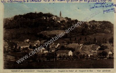Carte postale ancienne Nogent en Bassigny — Nogent (Haute-Marne)