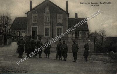 Carte postale ancienne St Vallier — Saint-Vallier-sur-Marne (Haute-Marne)