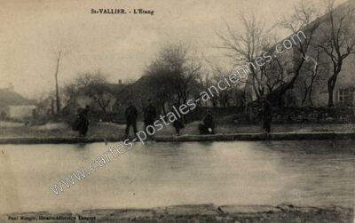 Carte postale ancienne St Vallier — Saint-Vallier-sur-Marne (Haute-Marne)