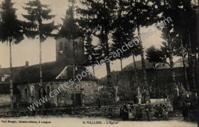 Carte postale ancienne St Vallier — Saint-Vallier-sur-Marne (Haute-Marne)