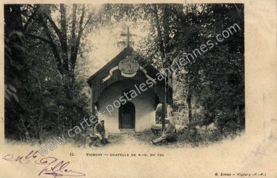Carte postale ancienne Chapelle de N.-D. du Val — Vignory (Haute-Marne)