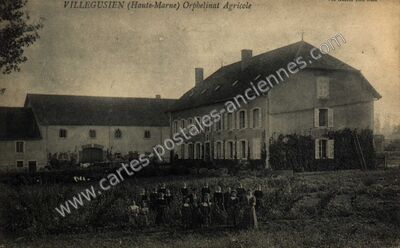Carte postale ancienne Villegusien — Villegusien-le-Lac (Haute-Marne)