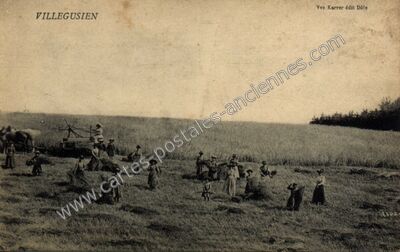 Carte postale ancienne Villegusien — Villegusien-le-Lac (Haute-Marne)