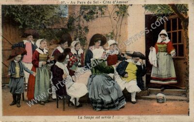 Carte postale ancienne Au Pays du Sel — Non Localisée (Loire-Atlantique)