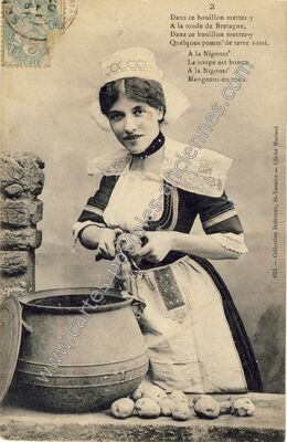 Carte postale ancienne Costume — Non Localisée (Loire-Atlantique)