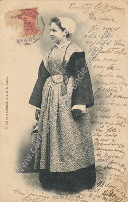 Carte postale ancienne Costume — Lorient (Morbihan)