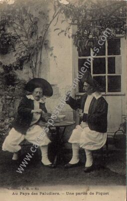 Carte postale ancienne Paludiers — Non Localisée (Loire-Atlantique)