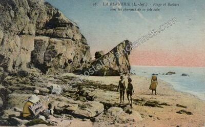 Carte postale ancienne La Bernerie — La Bernerie-en-Retz (Loire-Atlantique)