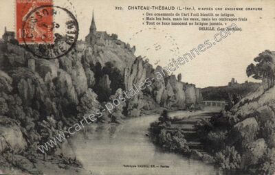 Carte postale ancienne D'après une ancienne gravure — Château-Thébaud (Loire-Atlantique)