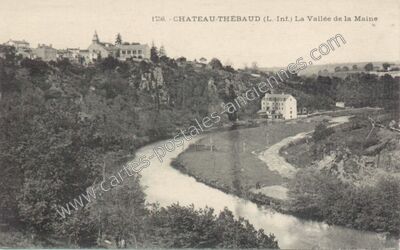 Carte postale ancienne La Vallée de la Maine — Château-Thébaud (Loire-Atlantique)