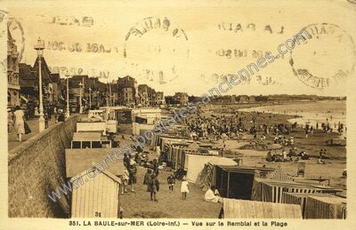 Carte postale ancienne La Baule sur Mer — La Baule-Escoublac (Loire-Atlantique)
