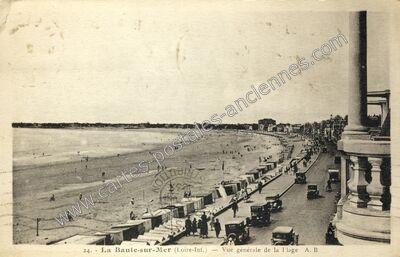 Carte postale ancienne La Baule sur Mer — La Baule-Escoublac (Loire-Atlantique)