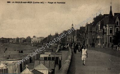 Carte postale ancienne La Baule — La Baule-Escoublac (Loire-Atlantique)