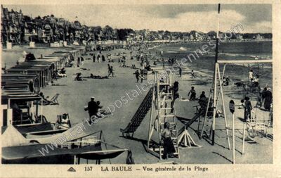 Carte postale ancienne La Baule — La Baule-Escoublac (Loire-Atlantique)