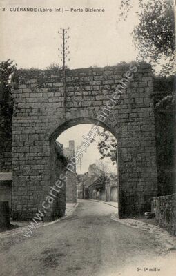 Carte postale ancienne Porte Bizienne — Guérande (Loire-Atlantique)