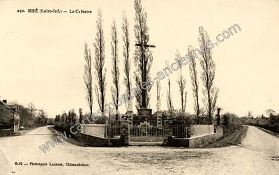 Carte postale ancienne Le Calvaire — Issé (Loire-Atlantique)